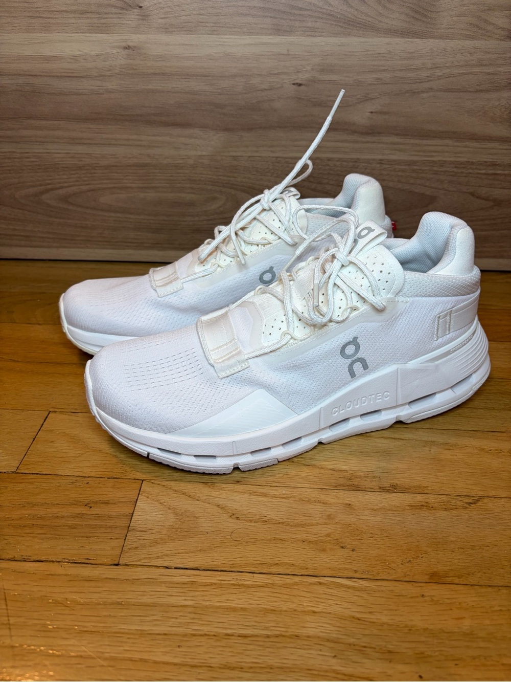 On Running Cloudnova 2 White Men's Sneakers - Size 7.5